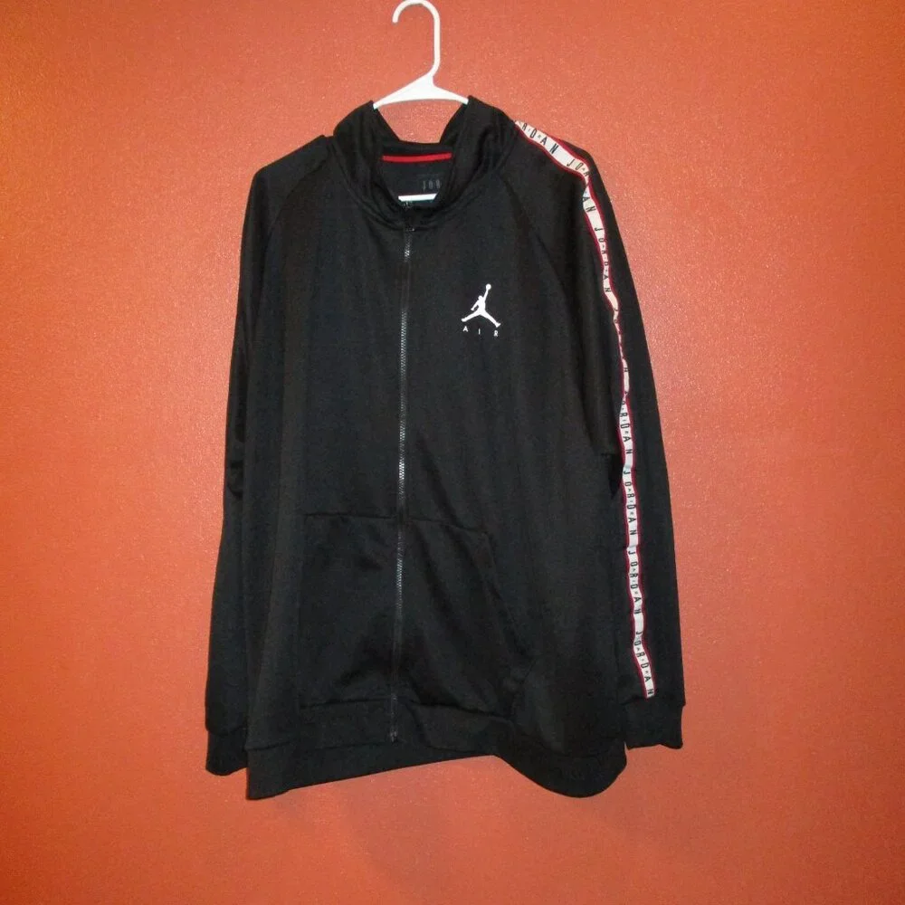 Jordan Track Suit Y2K Men XX Large Black White Pocket Pants Jacket Track Suit